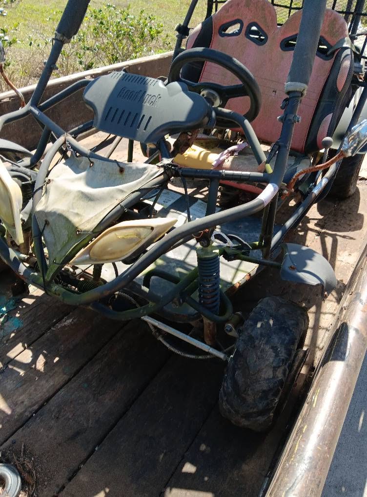 Scrap metal at a job site